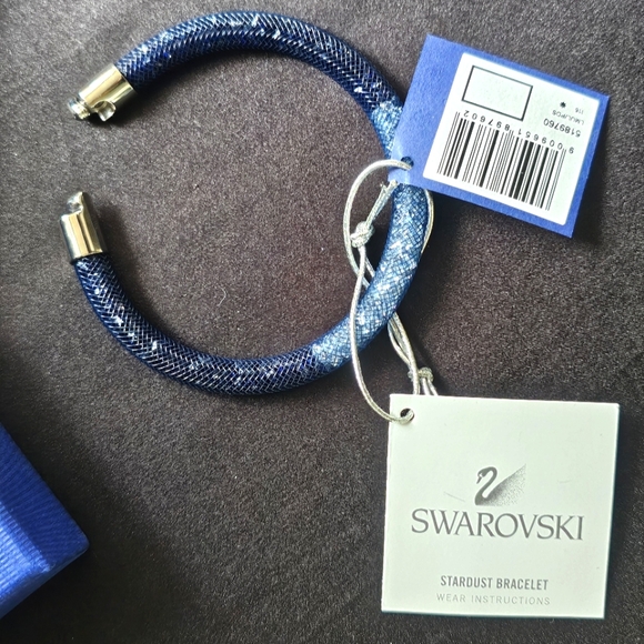 Brand new Swarovski blue gradient Stardust bracelet with tags Christmas gift - Picture 6 of 8